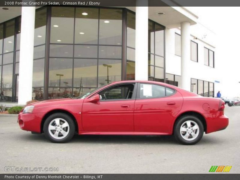 Crimson Red / Ebony 2008 Pontiac Grand Prix Sedan