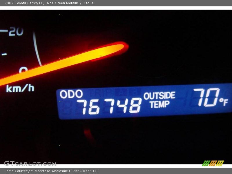 Aloe Green Metallic / Bisque 2007 Toyota Camry LE