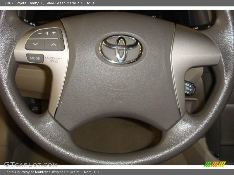 Aloe Green Metallic / Bisque 2007 Toyota Camry LE