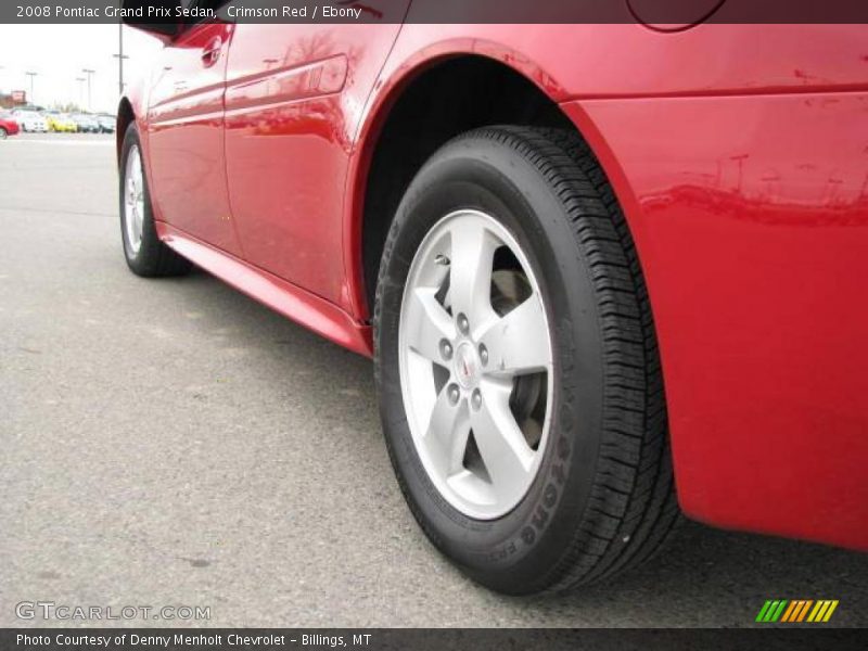 Crimson Red / Ebony 2008 Pontiac Grand Prix Sedan