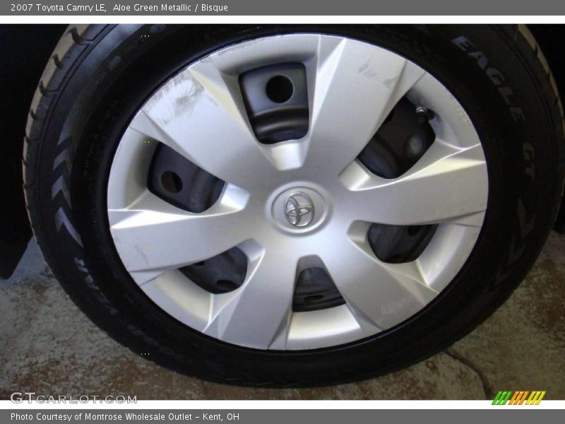 Aloe Green Metallic / Bisque 2007 Toyota Camry LE