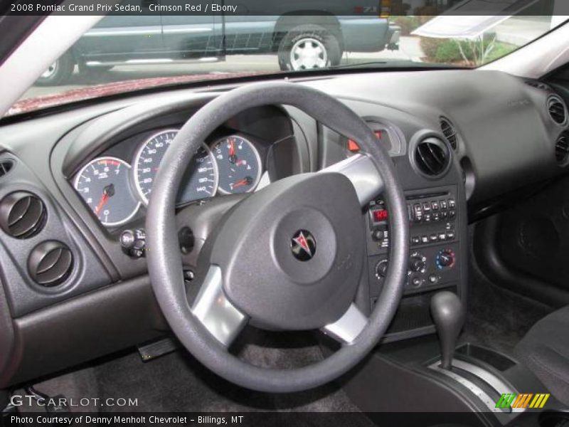 Crimson Red / Ebony 2008 Pontiac Grand Prix Sedan