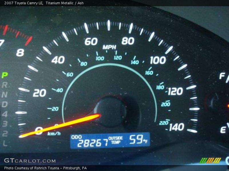 Titanium Metallic / Ash 2007 Toyota Camry LE