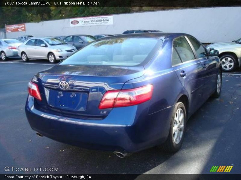 Blue Ribbon Metallic / Ash 2007 Toyota Camry LE V6