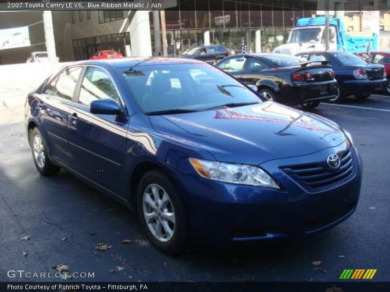 Blue Ribbon Metallic / Ash 2007 Toyota Camry LE V6