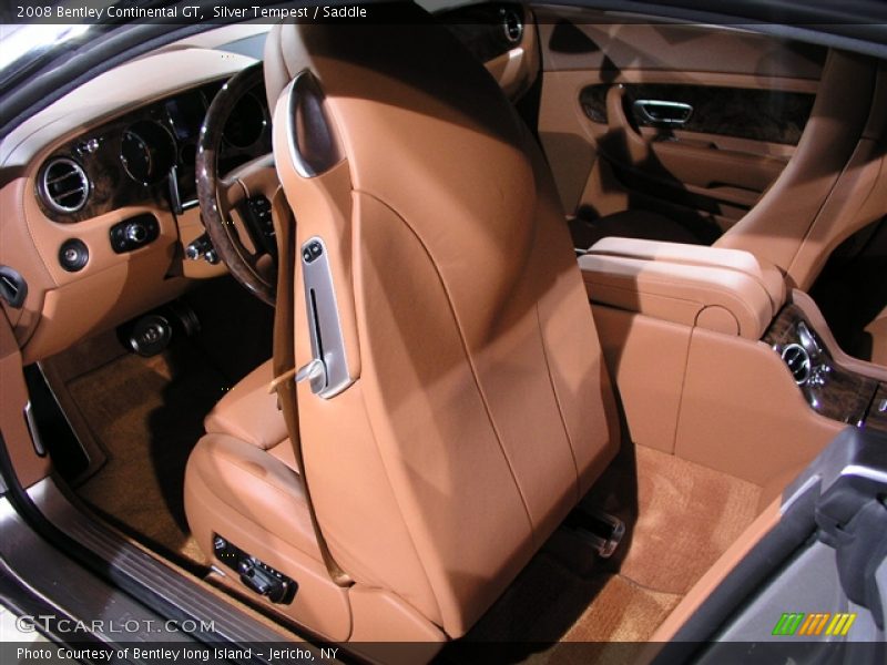 Silver Tempest / Saddle 2008 Bentley Continental GT