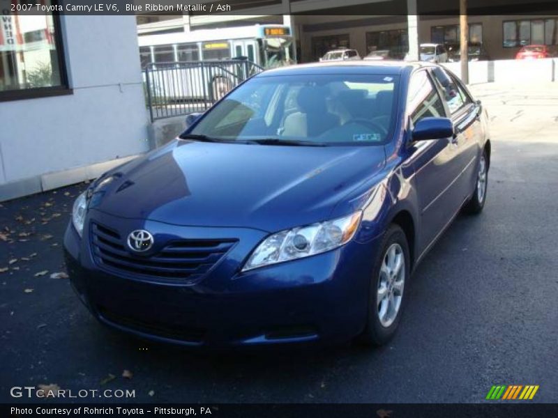 Blue Ribbon Metallic / Ash 2007 Toyota Camry LE V6