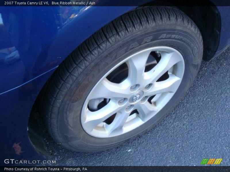 Blue Ribbon Metallic / Ash 2007 Toyota Camry LE V6