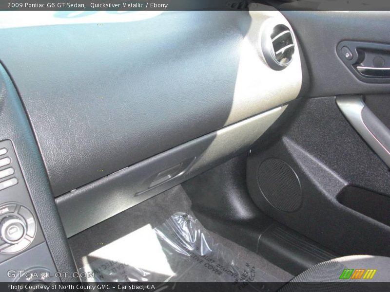 Quicksilver Metallic / Ebony 2009 Pontiac G6 GT Sedan