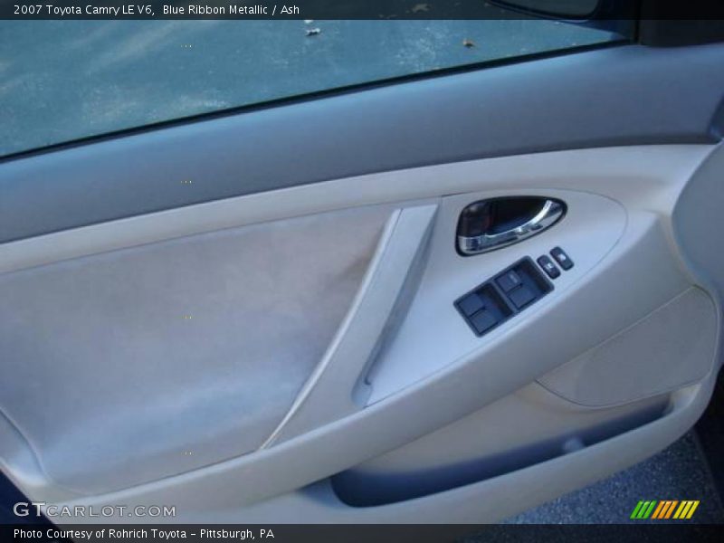 Blue Ribbon Metallic / Ash 2007 Toyota Camry LE V6