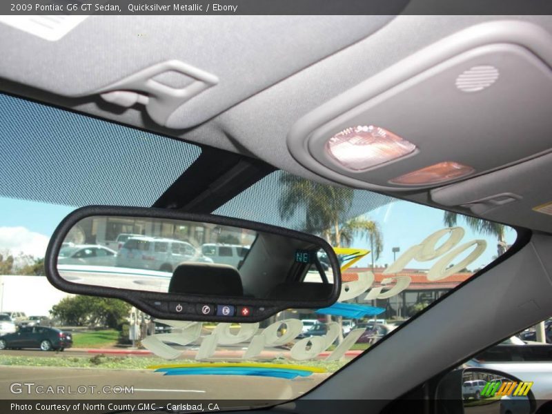 Quicksilver Metallic / Ebony 2009 Pontiac G6 GT Sedan