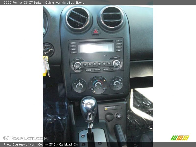 Quicksilver Metallic / Ebony 2009 Pontiac G6 GT Sedan