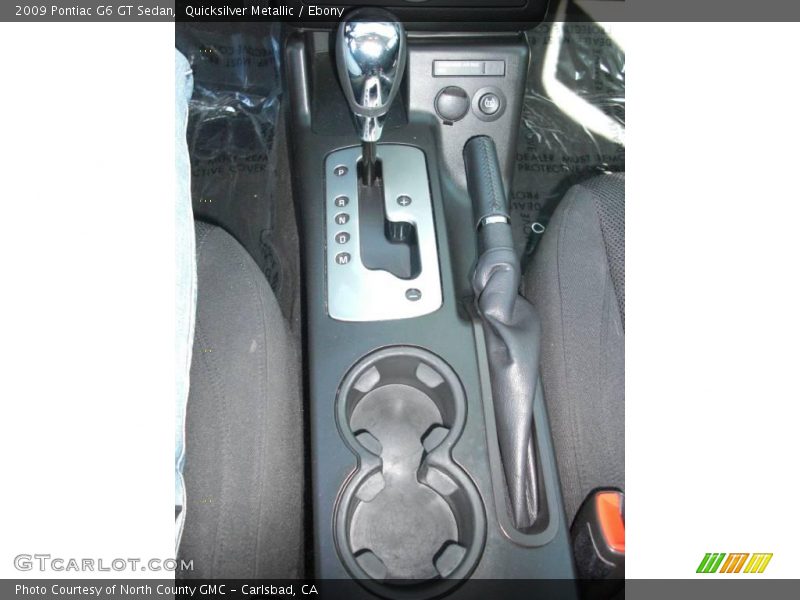 Quicksilver Metallic / Ebony 2009 Pontiac G6 GT Sedan