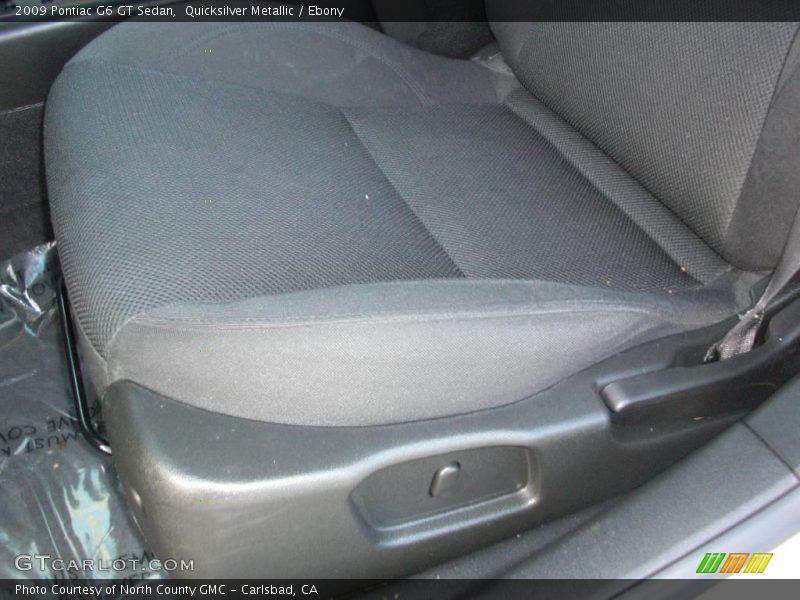 Quicksilver Metallic / Ebony 2009 Pontiac G6 GT Sedan