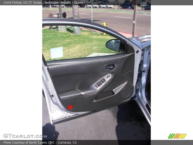 Quicksilver Metallic / Ebony 2009 Pontiac G6 GT Sedan