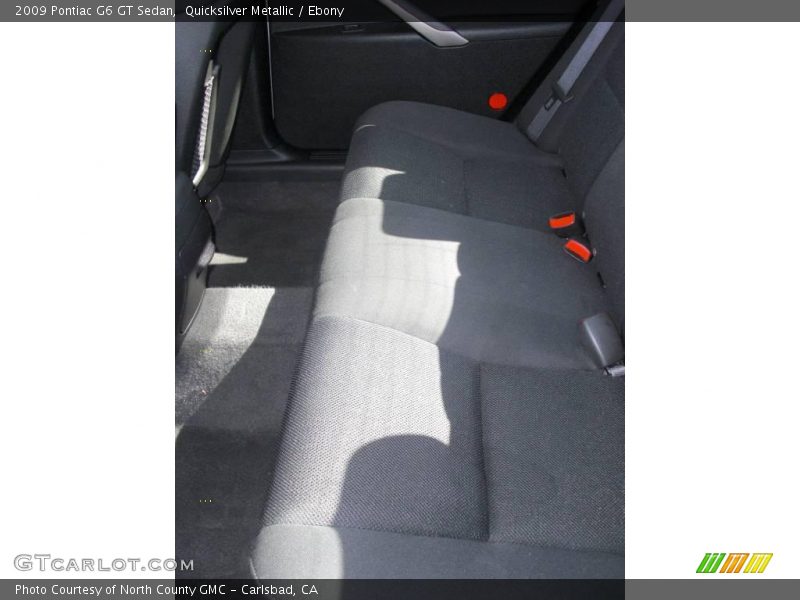 Quicksilver Metallic / Ebony 2009 Pontiac G6 GT Sedan