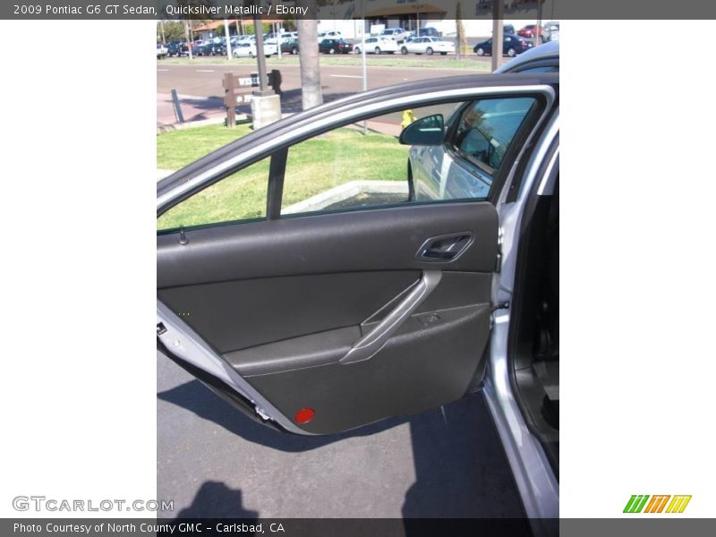Quicksilver Metallic / Ebony 2009 Pontiac G6 GT Sedan