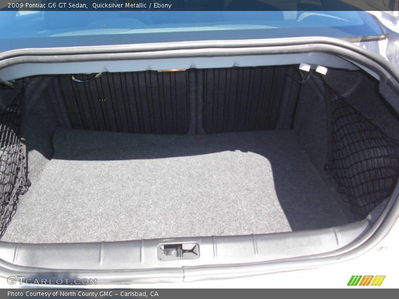 Quicksilver Metallic / Ebony 2009 Pontiac G6 GT Sedan
