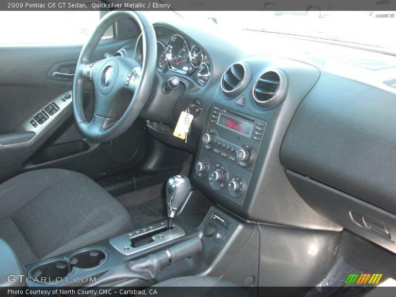Quicksilver Metallic / Ebony 2009 Pontiac G6 GT Sedan
