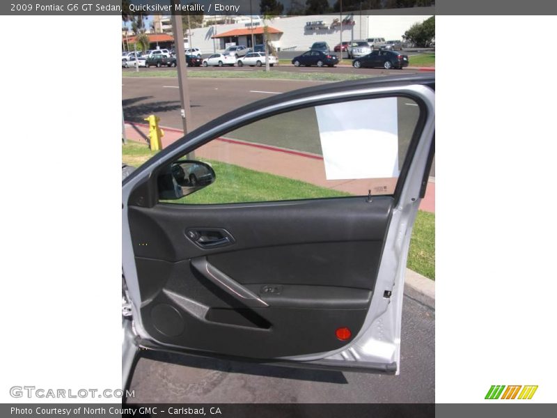 Quicksilver Metallic / Ebony 2009 Pontiac G6 GT Sedan