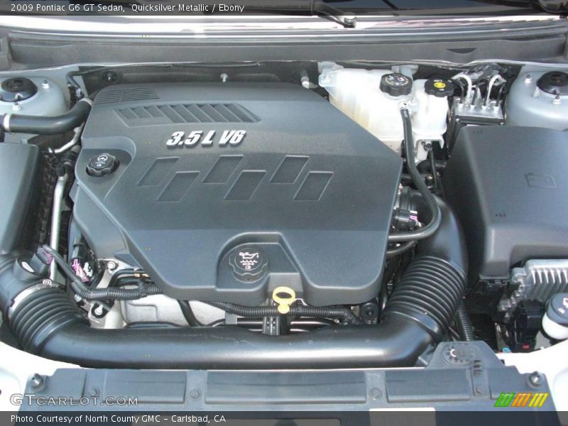 Quicksilver Metallic / Ebony 2009 Pontiac G6 GT Sedan