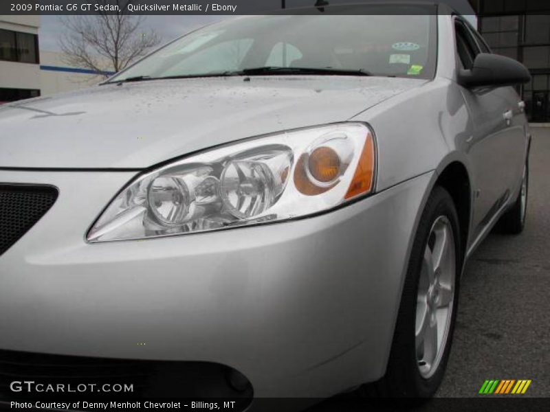 Quicksilver Metallic / Ebony 2009 Pontiac G6 GT Sedan