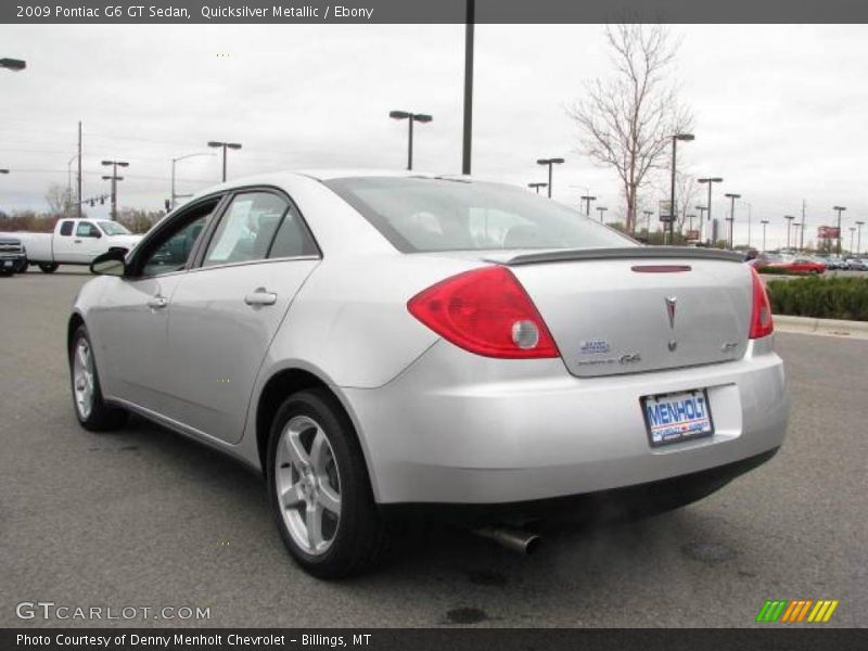Quicksilver Metallic / Ebony 2009 Pontiac G6 GT Sedan