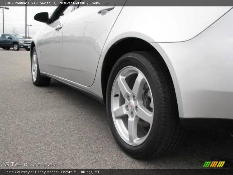 Quicksilver Metallic / Ebony 2009 Pontiac G6 GT Sedan
