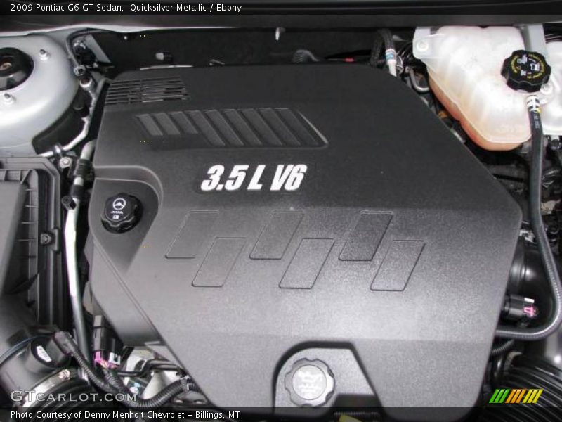 Quicksilver Metallic / Ebony 2009 Pontiac G6 GT Sedan