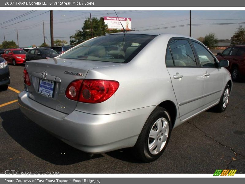 Silver Streak Mica / Stone 2007 Toyota Corolla LE