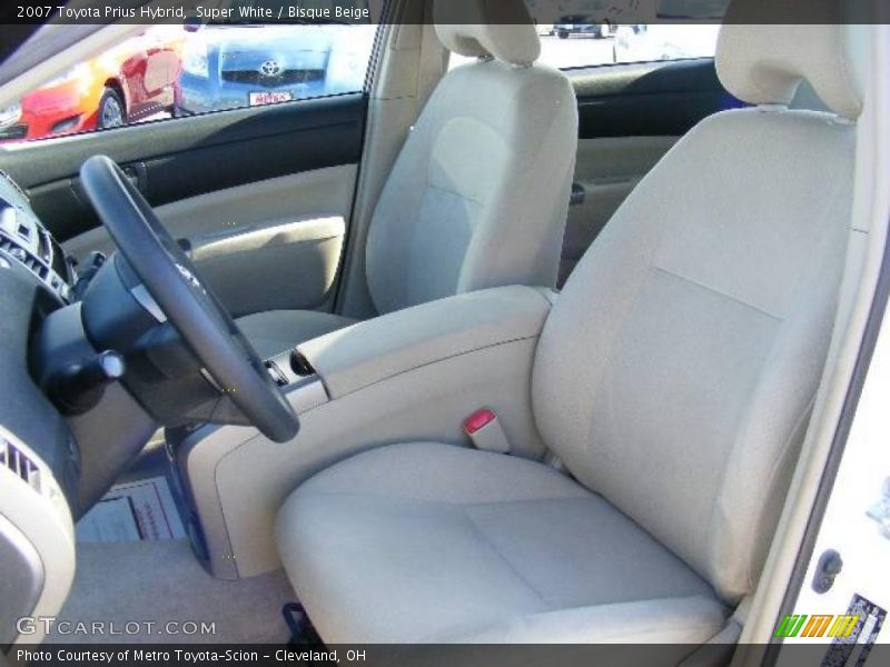 Super White / Bisque Beige 2007 Toyota Prius Hybrid