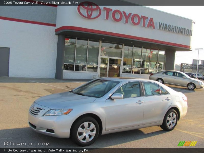 Classic Silver Metallic / Ash 2008 Toyota Camry LE