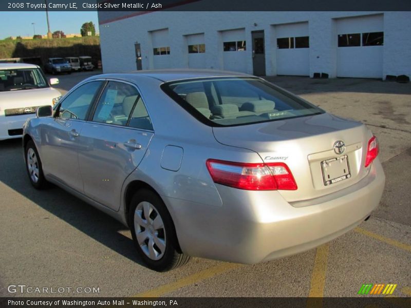 Classic Silver Metallic / Ash 2008 Toyota Camry LE