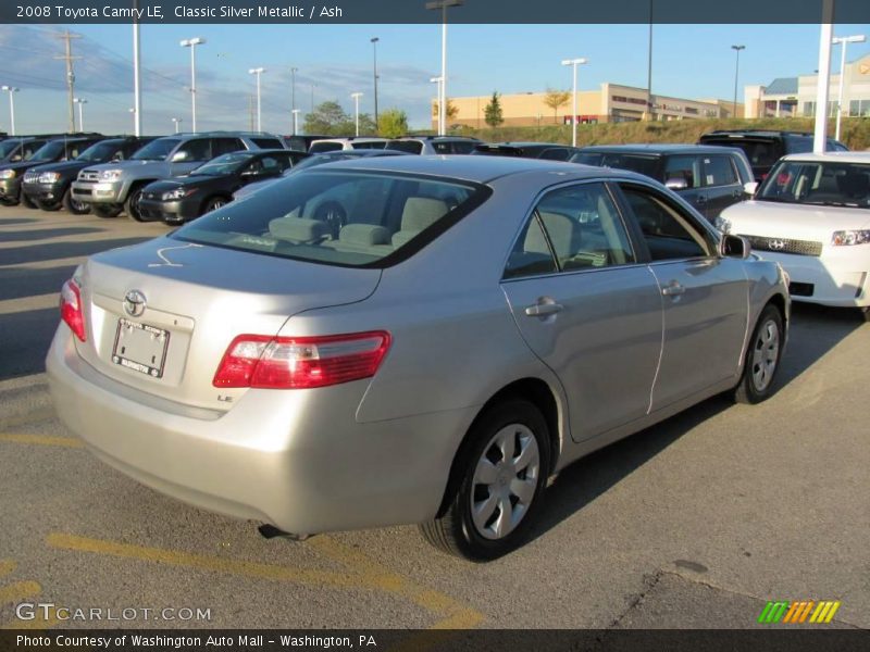 Classic Silver Metallic / Ash 2008 Toyota Camry LE