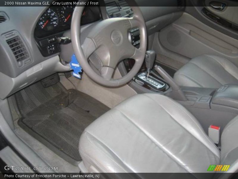 Gray Lustre Metallic / Frost 2000 Nissan Maxima GLE