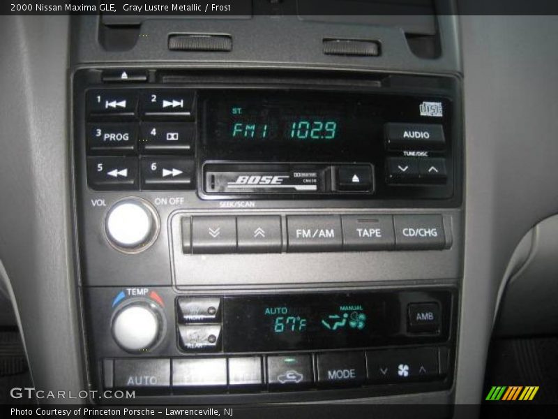 Gray Lustre Metallic / Frost 2000 Nissan Maxima GLE