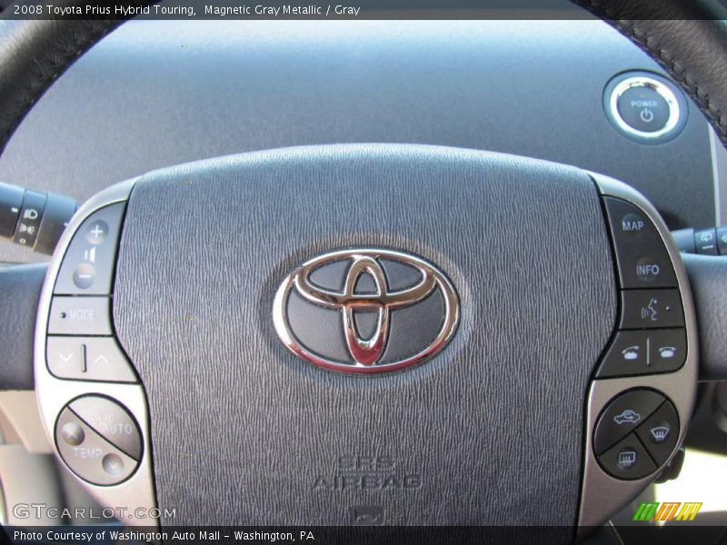 Magnetic Gray Metallic / Gray 2008 Toyota Prius Hybrid Touring