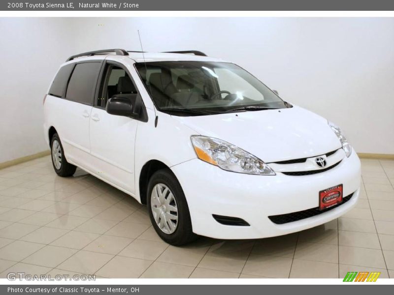 Natural White / Stone 2008 Toyota Sienna LE