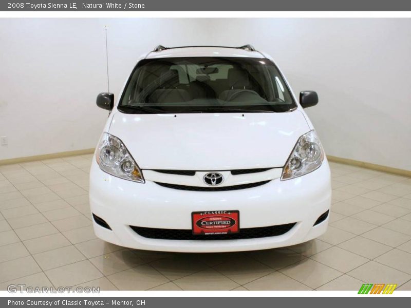 Natural White / Stone 2008 Toyota Sienna LE