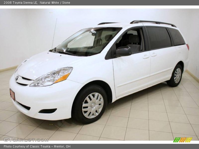 Natural White / Stone 2008 Toyota Sienna LE