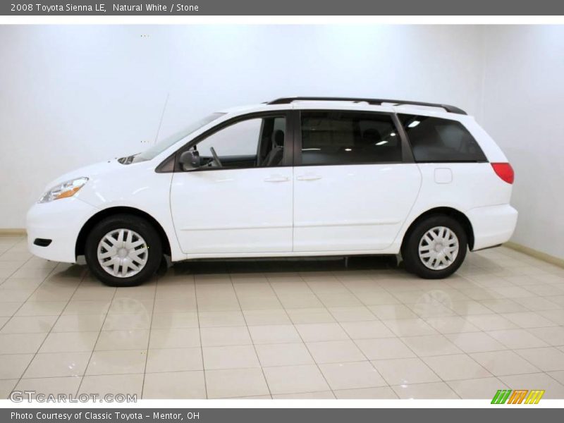Natural White / Stone 2008 Toyota Sienna LE