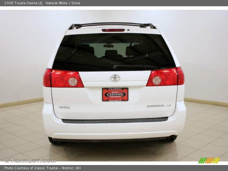 Natural White / Stone 2008 Toyota Sienna LE