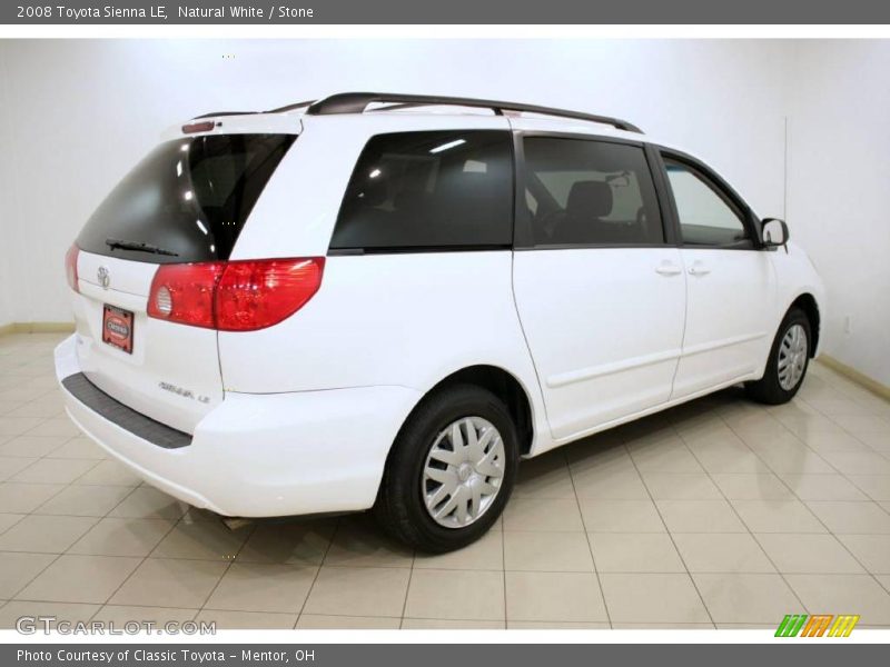 Natural White / Stone 2008 Toyota Sienna LE