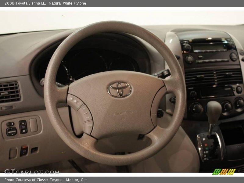 Natural White / Stone 2008 Toyota Sienna LE