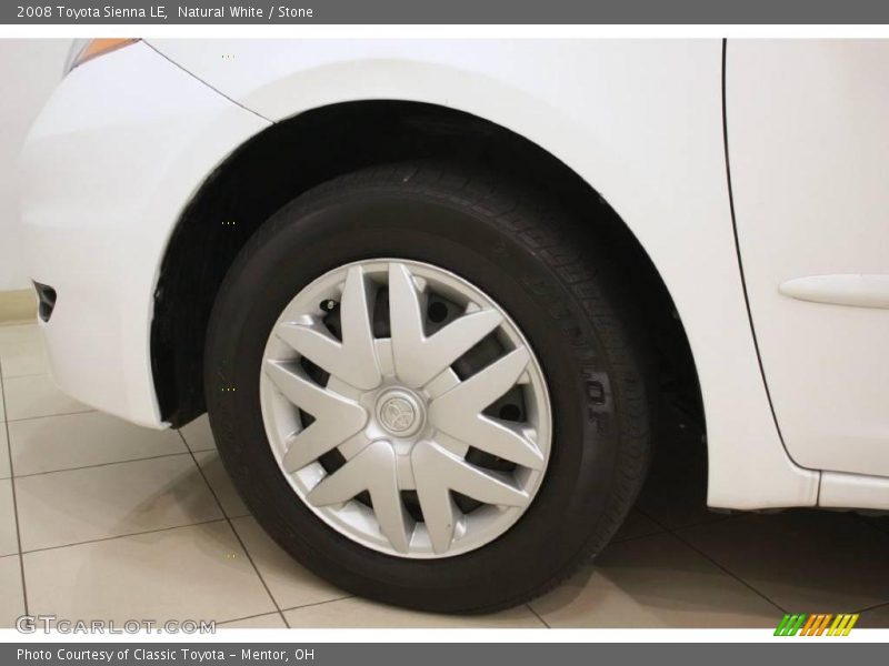 Natural White / Stone 2008 Toyota Sienna LE