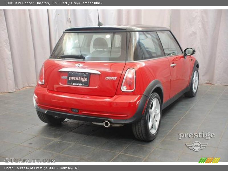 Chili Red / Grey/Panther Black 2006 Mini Cooper Hardtop