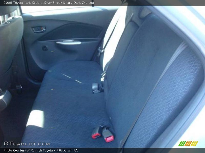 Silver Streak Mica / Dark Charcoal 2008 Toyota Yaris Sedan