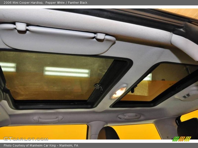 Pepper White / Panther Black 2006 Mini Cooper Hardtop
