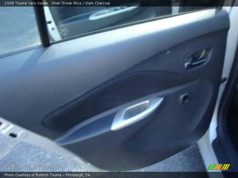 Silver Streak Mica / Dark Charcoal 2008 Toyota Yaris Sedan