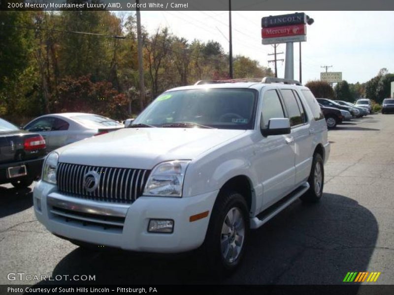 Oxford White / Camel 2006 Mercury Mountaineer Luxury AWD